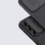 Калъф с Плъзгач за Камера за Samsung A14, Nillkin CamShield Case, Черен (4)