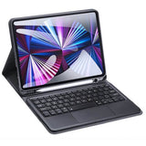 Калъф с Клавиатура за iPad Pro 11, Dux Ducis Touchpad Keyboard Case, Черен