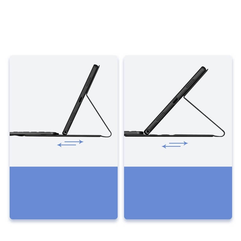 Калъф с Клавиатура за Samsung Tab A8 10.5, Dux Ducis Touchpad Keyboard Case, Черен (7)