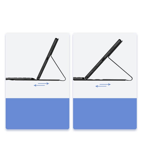 Калъф с Клавиатура за Samsung Tab A8 10.5, Dux Ducis Touchpad Keyboard Case, Черен (7)