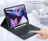 Калъф с Клавиатура за iPad Pro 11, Dux Ducis Touchpad Keyboard Case, Черен (2)