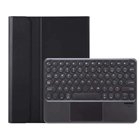 Калъф с Клавиатура за iPad 11th 2025 A16/ 10th 2022, Bluetooth Keyboard TouchPad Case, Черен (4)