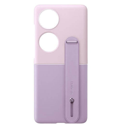 Оригинален Кожен Калъф за Huawei P50 Pocket, Stand PU Case, Лилав (2)