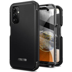 Противоударен Калъф за Samsung A14, Tech-Protect Kevlar Case, Черен