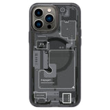 Magsafe Калъф за iPhone 13 Pro Max, Spigen Zero One Ultra Hybrid Case, Черен