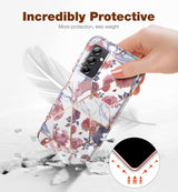 Противоударен Дамски Калъф за Samsung A14, Tech-Protect Velar Marble Rose Case, Розов (4)