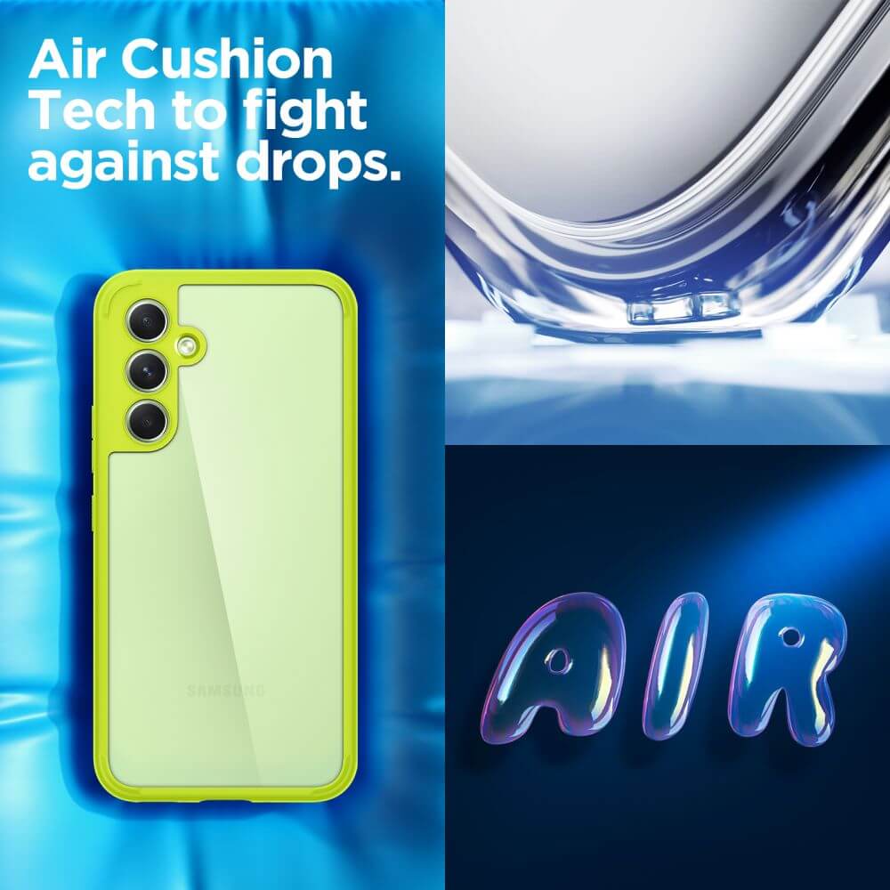 Противоударен Калъф за Samsung A54, Spigen Ultra Hybrid Case, Зелен (8)
