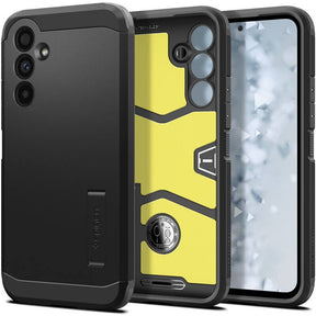 Противоударен Хибриден Калъф за Samsung A54, Spigen Tough Armor Case, Черен