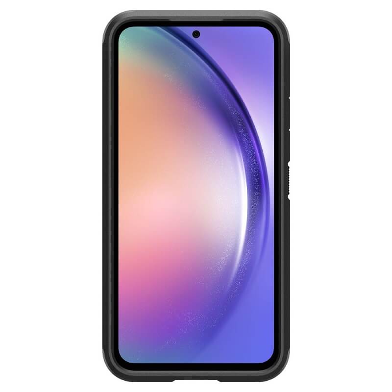Противоударен Хибриден Калъф за Samsung A54, Spigen Tough Armor Case, Черен (4)