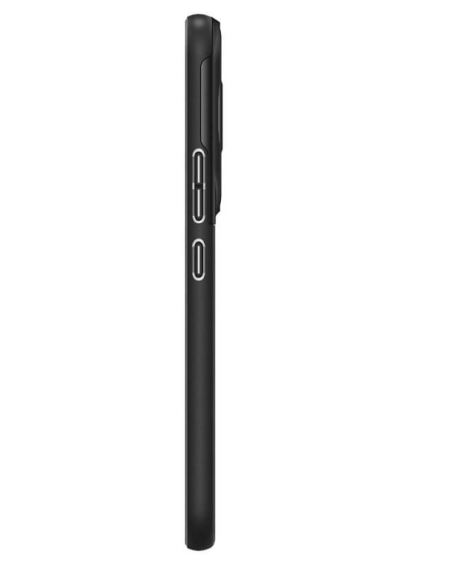 Калъф с Камерен Предпазител за Samsung A54, Spigen Optik Armor Case, Черен (6)