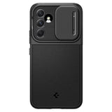 Калъф с Камерен Предпазител за Samsung A54, Spigen Optik Armor Case, Черен (2)