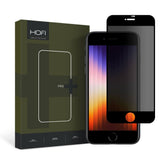 Privacy Протектор за iPhone SE 2022/2020 8/7, Hofi Anti-Spy Glass, Черен