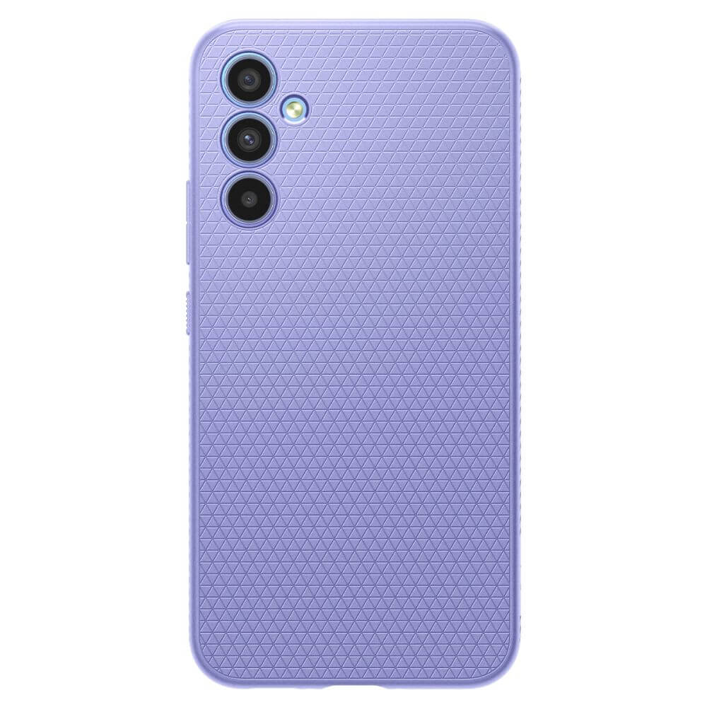 Противоударен Силиконов Калъф за Samsung A34, Spigen Liquid Air Case, Лилав (2)