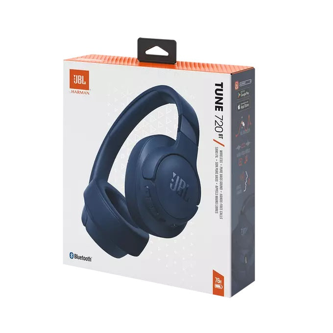Безжични Слушалки, JBL Tune 720BT Headphones Bluetooth, Син (7)