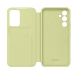 Оригинален Активен Калъф за Samsung A54 Smart View Wallet Book Case EF-ZA546CGEGWW, Жълт (5)