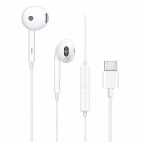 Оригинални Слушалки USB-C Oppo Stereo Handsfree MH135, Бял