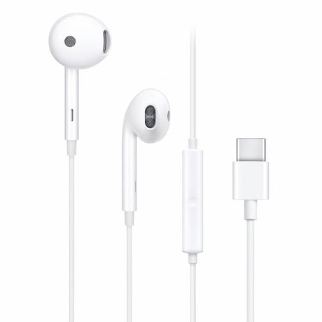Оригинални Слушалки USB-C Oppo Stereo Handsfree MH135, Бял