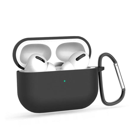 Калъф за Слушалки за Apple AirPods Pro/2, Tech-Protect Icon Silicone Case, Черен