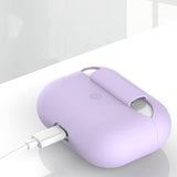Калъф за Слушалки за Apple AirPods Pro/2, Tech-Protect Icon Silicone Case, Лилав (2)