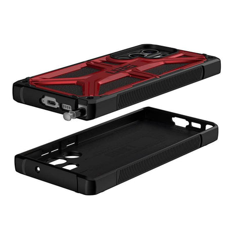 Противоударен Калъф за Samsung S23 Ultra, UAG Monarch Case, Червен (4)