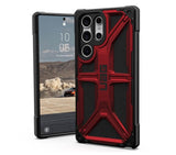 Противоударен Калъф за Samsung S23 Ultra, UAG Monarch Case, Червен (2)