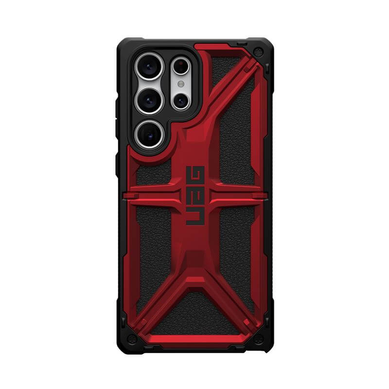Противоударен Калъф за Samsung S23 Ultra, UAG Monarch Case, Червен (3)