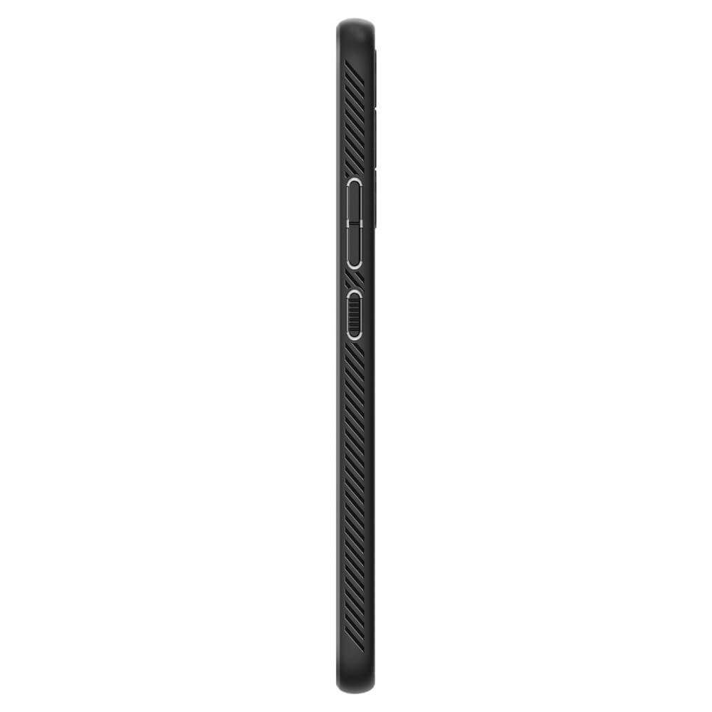 Противоударен Силиконов Калъф за Samsung A34, Spigen Liquid Air Case, Черен (4)