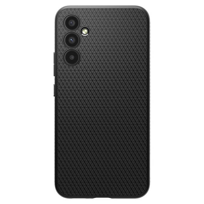 Противоударен Силиконов Калъф за Samsung A34, Spigen Liquid Air Case, Черен (2)