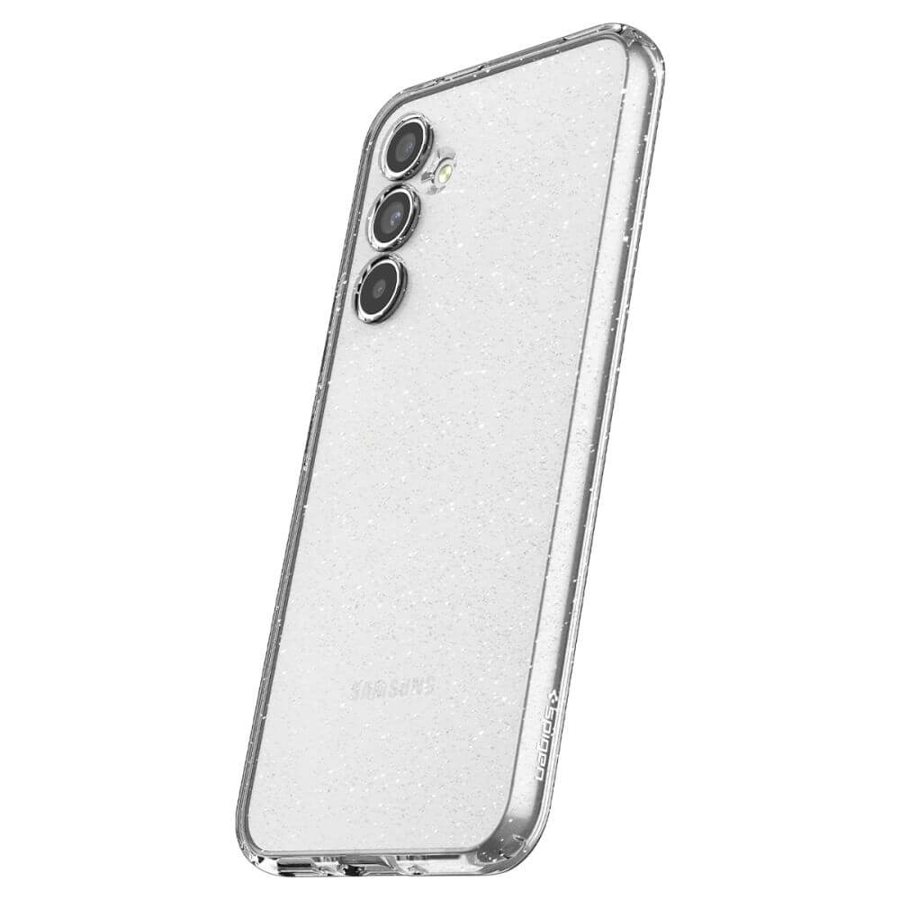 Блестящ Калъф за Samsung A54, Spigen Liquid Crystal Glitter Quartz Case, Прозрачен (6)