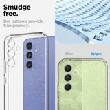 Блестящ Калъф за Samsung A54, Spigen Liquid Crystal Glitter Quartz Case, Прозрачен (9)