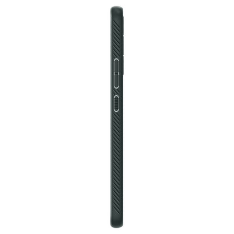 Противоударен Силиконов Калъф за Samsung A34, Spigen Liquid Air Case, Зелен (3)