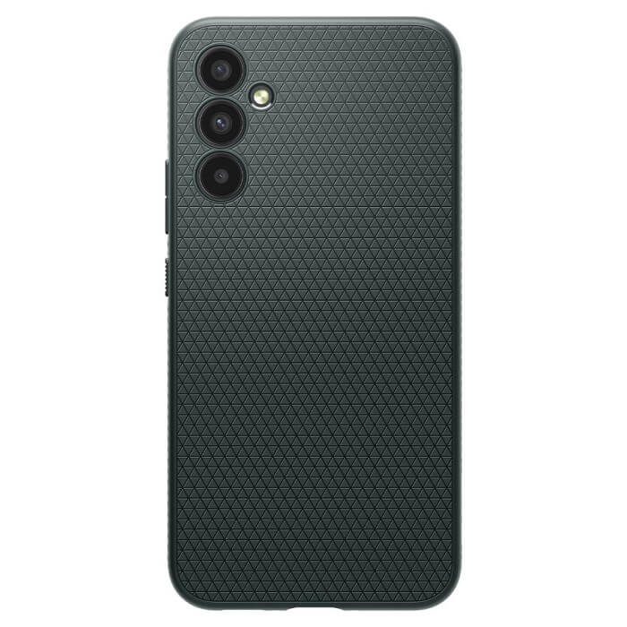 Противоударен Силиконов Калъф за Samsung A34, Spigen Liquid Air Case, Зелен (2)