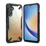 Противоударен Хибриден Калъф за Samsung A34, Ringke Fusion X Case, Черен (2)