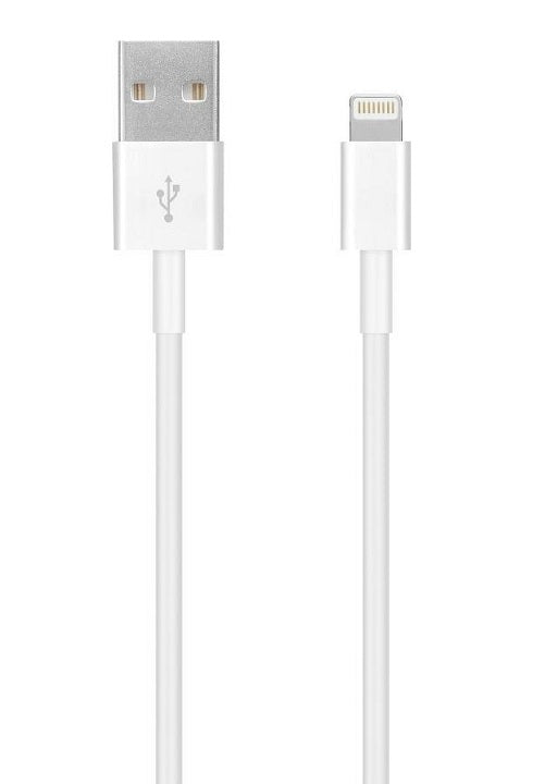 USB Кабел за iPhone и iPad, Apple (Lightning) MXLY2 1m, Бял (Bulk) (4)