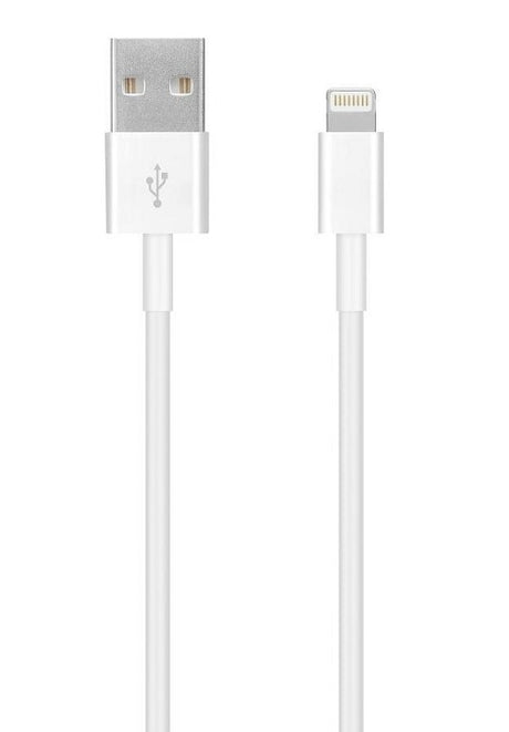 USB Кабел за iPhone и iPad, Apple (Lightning) MXLY2 1m, Бял (Bulk) (4)