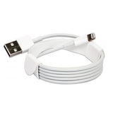 USB Кабел за iPhone и iPad, Apple (Lightning) MXLY2 1m, Бял (Bulk)