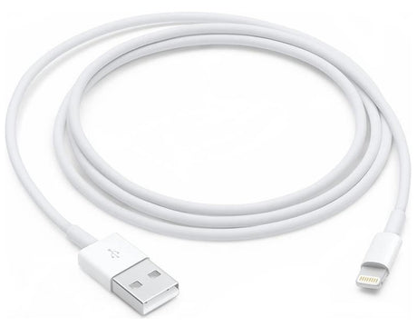 USB Кабел за iPhone и iPad, Apple (Lightning) MXLY2 1m, Бял (Bulk) (3)