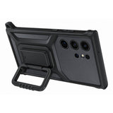 Оригинален Калъф с Поставка и Джоб за Samsung S23 Ultra, Rugged Gadget Case EF-RS918CBEGWW, Черен (3)