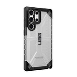 Противоударен Калъф за Samsung S23 Ultra, UAG Plasma Ice Case, Черен (5)