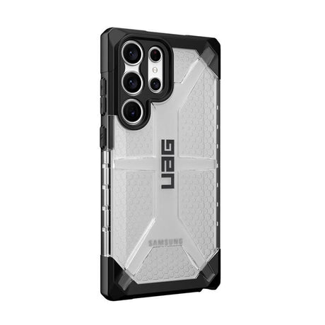 Противоударен Калъф за Samsung S23 Ultra, UAG Plasma Ice Case, Черен (5)