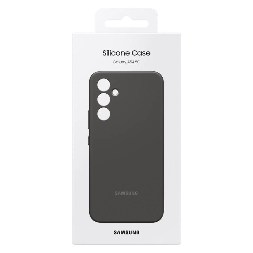 Оригинален Силиконов Калъф за Samsung A54, Silicone Cover Case EF-PA546TBEGWW, Черен (5)