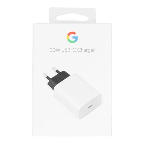 Оригинално Зарядно Google 30W 220v USB-C PD3.0 GA03502, Бял