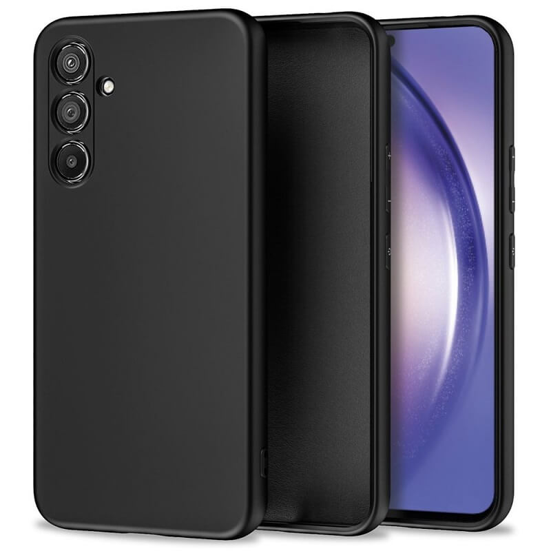 Силиконов Калъф за Samsung A34, Tech-Protect Icon Soft Case, Черен