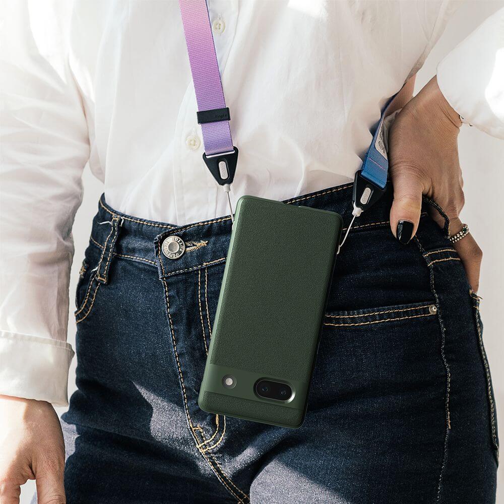 Противоударен Калъф за Google Pixel 7A, Ringke Onyx Case, Черен (7)