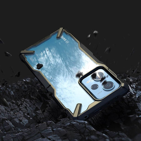Противоударен Хибриден Калъф за Xiaomi Redmi Note 12 Pro 5G, Ringke Fusion X Case, Прозрачен (6)