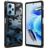 Противоударен Хибриден Калъф за Xiaomi Redmi Note 12 Pro 5G, Ringke Fusion X Case, Черен (2)