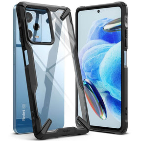 Противоударен Хибриден Калъф за Xiaomi Redmi Note 12 Pro 5G, Ringke Fusion X Case, Прозрачен