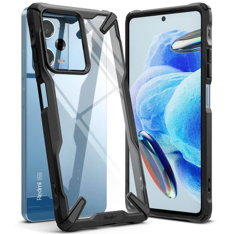 Противоударен Хибриден Калъф за Xiaomi Redmi Note 12 Pro 5G, Ringke Fusion X Case, Прозрачен