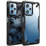Противоударен Хибриден Калъф за Xiaomi Redmi Note 12 Pro 5G, Ringke Fusion X Case, Прозрачен (4)