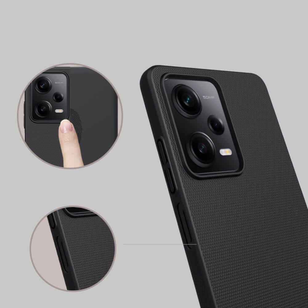 Калъф за Xiaomi Redmi Note 12 Pro 5G, Nillkin Super Frosted Case, Черен (4)